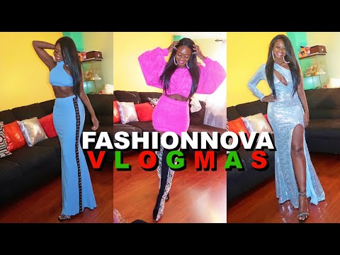 FASHIONNOVA HOLIDAY HAUL 2019| $500 in Clothes| VLOGMAS #FASHIONNOVA #VLOGMAS2019 #VLOGMASDAY17