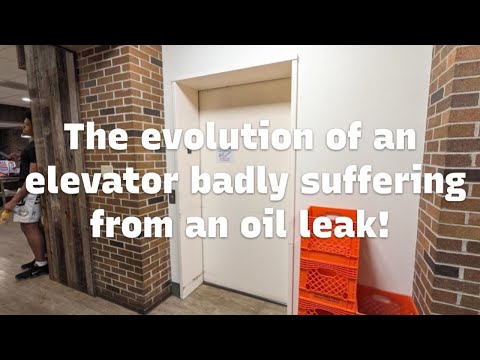 The evolution of an elevator badly suffering from an oil leak