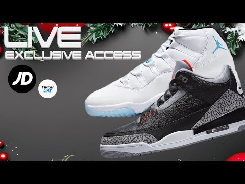 FNL/JDSPORTS EA JORDAN 3 BLACK CEMENT & SNKRS SHOCK DROP?