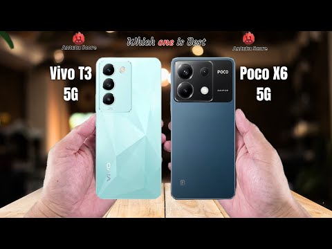 Vivo T3 5G vs Poco X6 5G  Full comparison ⚡Which one is Best