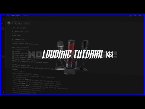 How To Loudmic 2022 (UPDATED) [LOUDEST SET LEAK]