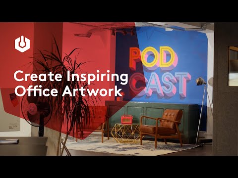 Creating Inspiring Office Art | Radio.co Behind the Scenes