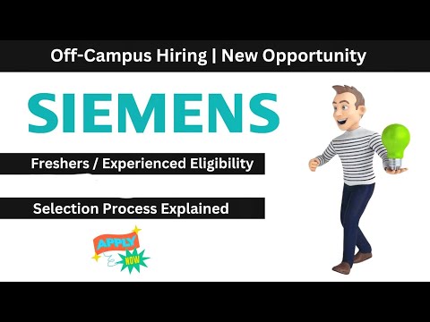 Siemens Off Campus drive| 2023 2022 2021 2020 Batch-Salary 4 to 8 LPA #viral #viralvideo #job #jobs