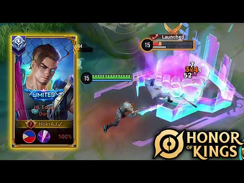 HONOR OF KINGS DUN HL EDGE LIMITED SKIN 🔥 DUN GAMEPLAY