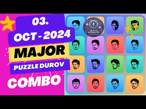 Major Coin Combo 03 OCT 2024| $Major Airdrop Crypto Airdrops