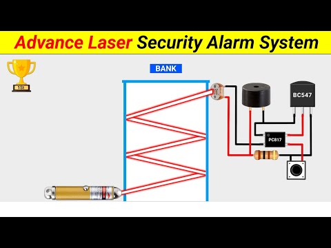 Laser Home Security System 🚨 || Best Science Project || SKR Electronics Lab