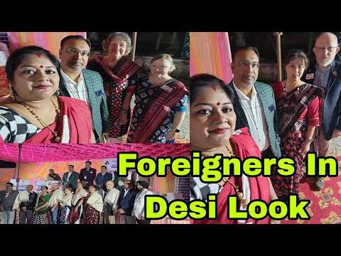 Vlog914👉Sare foreigner ki Desi Dance💃🕺💃🕺🕺💃💃👉 Desi look 👉 Full masti....