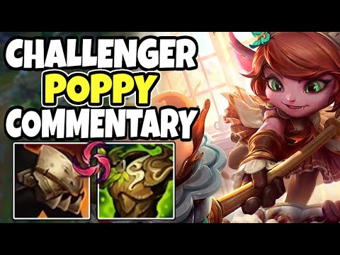 Challenger poppy shows you how to carry on support - 14.15 League of legends