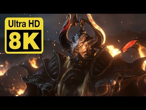 FINAL FANTASY XIV SHADOWBRINGERS Teaser Trailer 8k (Remastered with Neural Network AI)