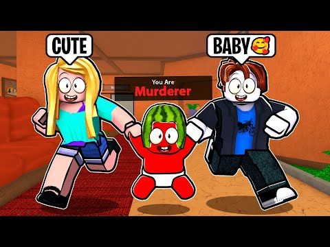 Becoming a BABY In Murder Mystery (Funny Moments)