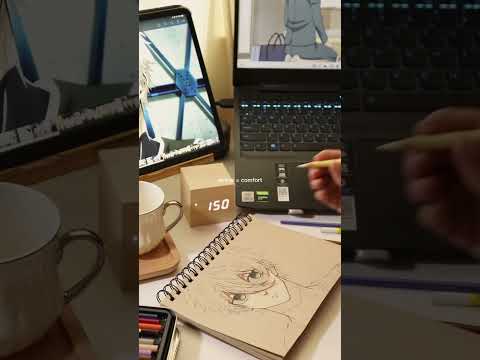 mini art vlog | drawing Seishiro Nagi of Blue Lock + coffee