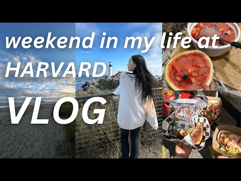 HELAINE at HARVARD ep 2 🌤 fun weekend in my life, retreat in maine, life reset, little joys in life