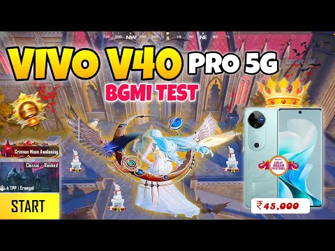 Vivo V40 pro 🔥 bgmi test and gameplay test 🔥 Dimensity 9200+🔥