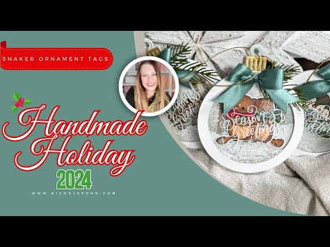 Handmade Holiday 2024 | DIY Christmas Ornament Shaker Gift Tags