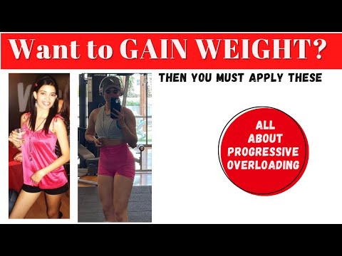 Progressive overloading TIPS for skinny girls to gain weight FAST (works for AT HOME workouts too)