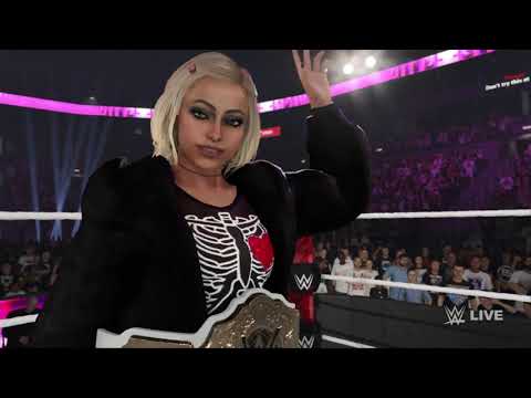 WWE 2K24 - Tiitle shot Tuesday - Liv Morgan VS Molly Holly RAW