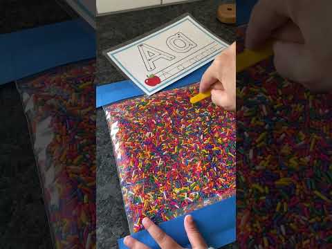 Sprinkle Writing Game for Preschoolers | Fun & Engaging Daily Toddler Activities