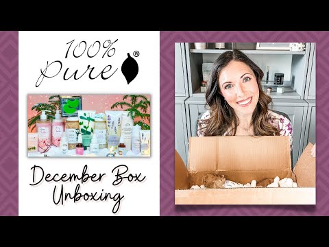 100 Percent Pure Subscription Box Unboxing for December 2023