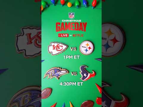 NFL Christmas Gameday live on Netflix 🏈 #NFLonNetflix