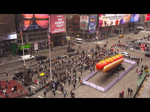 World's Largest Hot Dog Sculpture Captured by EarthCam