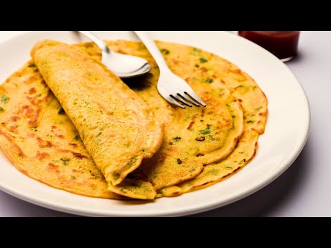 Healthy and Nutritious Red Lentil Pancakes (Masoor Dal Chilla)