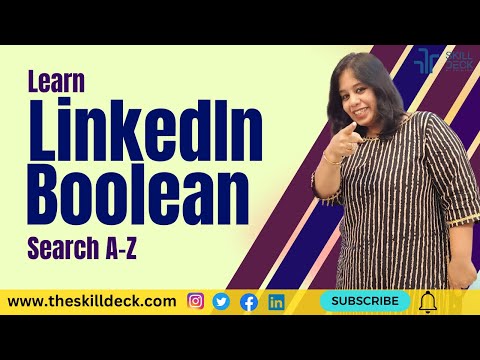 Learn linkedin boolean Search A-Z