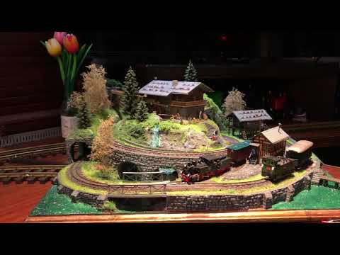 55cm*55cm HOe model train layout