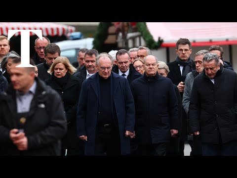 LIVE: Chancellor Scholz visits site of Christmas market attack