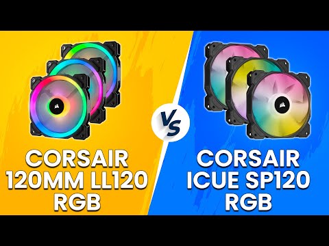 Corsair 120mm LL120 RGB vs Corsair ICUE SP120 RGB - Which Fan Works Better? (A Fan Comparison!)