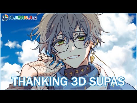 【SUPA READING】Thanking 3D supas!【NIJISANJI EN | Ike Eveland】