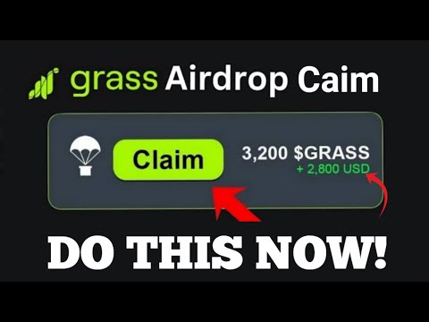 GRASS AIRDROP Claim In Few Hours - Do This Now | Grass Airdrop Withdrawal