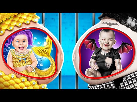 POOR vs RICH PREGNANT in JAIL! Crazy Pregnancy Hacks and Struggles