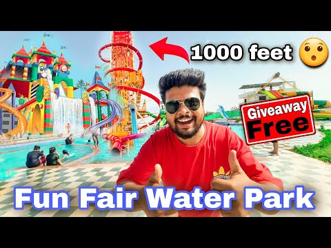 1000 Feet Ki Thunder Wave Slide 🏟🌊 | Fun Fair Water Park Jaipur | Wavepool ,Slides, Ticket 🎟