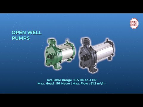 Elevate Your Domestic Water Experience With C.R.I. Open Well Pumps