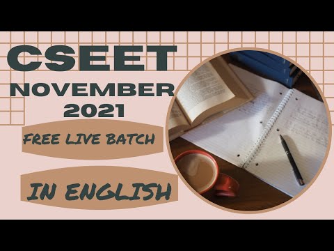 CSEET IN ENGLISH | NOVEMBER 2021 | FREE LIVE BATCH