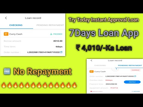 Try Today Instant Approval Loan🔥 Without Cibil Score🔥7 Days Loan App!