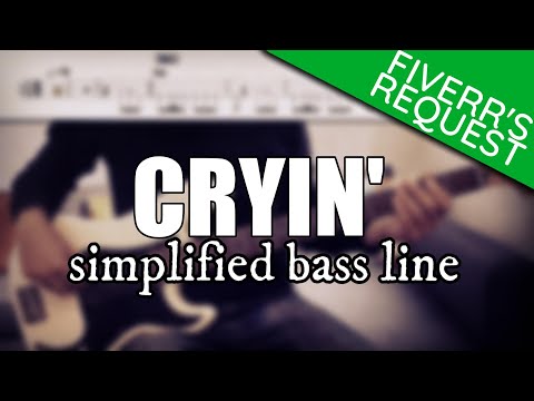 Cryin' - Aerosmith | Simplified bass line with tabs #139