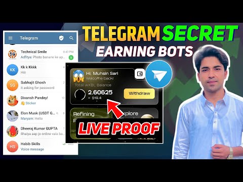 How to Earn money from Telegram LIVE PROOF🔥 | Telegram Bot EARN MONEY EASILY | telegram bots Earning