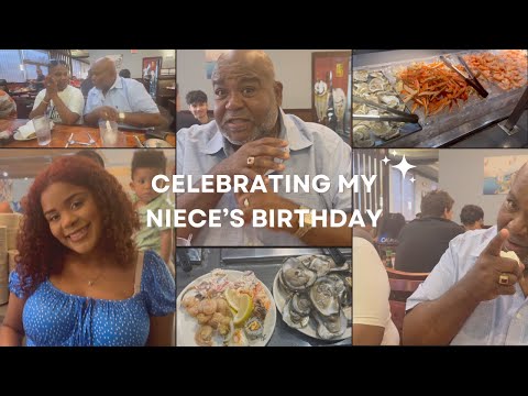 CELEBRATING MY NIECE'S BIRTHDAY#fypyoutube #familyfun #family #explorepage #food #birthday