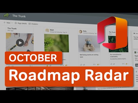 Microsoft 365 Roadmap Radar | What's New in Microsoft 365 | October 2021 Update