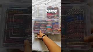 Bangle storage box • Bought this boxes from meesho • For 305rs • Comment for link