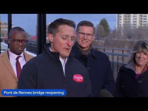 Pont de Rennes bridge reopening