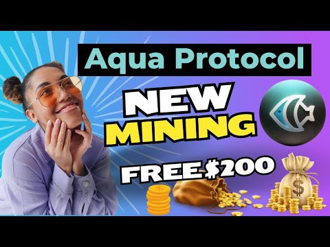 Aqua Protocol Mining || New Telegram Mining | New Ice Mining | Aqua Mining #aquaprotocol #aquamining