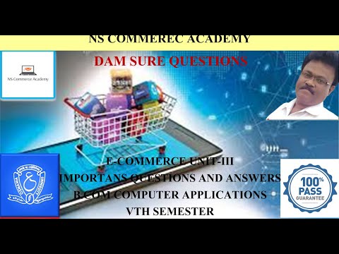 E COMMERCE IMP3 - E-COMMERCE - 5TH SEMESTER - B.COM COMPUTER APPLICATIONS - O.U