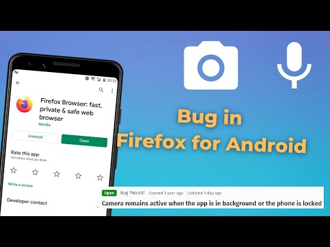 Bug in Firefox for Android allows camera and microphone live stream if device is locked