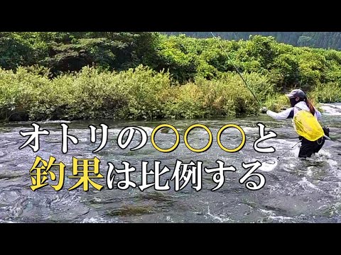 鮎釣り　瀬釣りのコツ／漁師水の日に