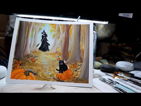 The witches thanksgiving #watercolorpainting