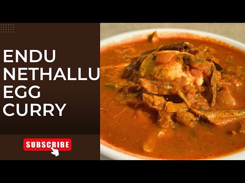 Dry Fish Egg Curry/Endu Nethallu Egg Pulusu@ yummyummrecipes