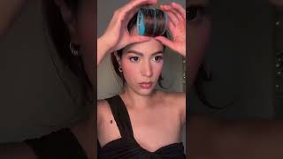 #kimkardashian #kimkardashianhair #curtainbangtutorial #hairtutorials #hairtok #viralvideo #haircut