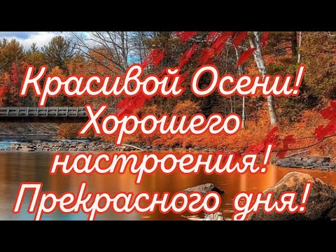 Шикарное пожелание Доброго, Осеннего Дня! Красивая песня "Осень" в исполнении автора Фёдора Хлыбор!